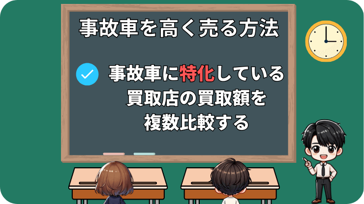 事故車　高く売る方法