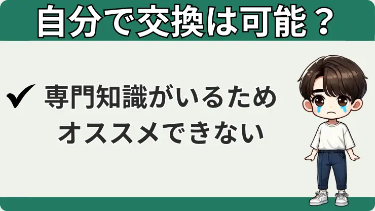 コンプレッサー交換　自分で可能