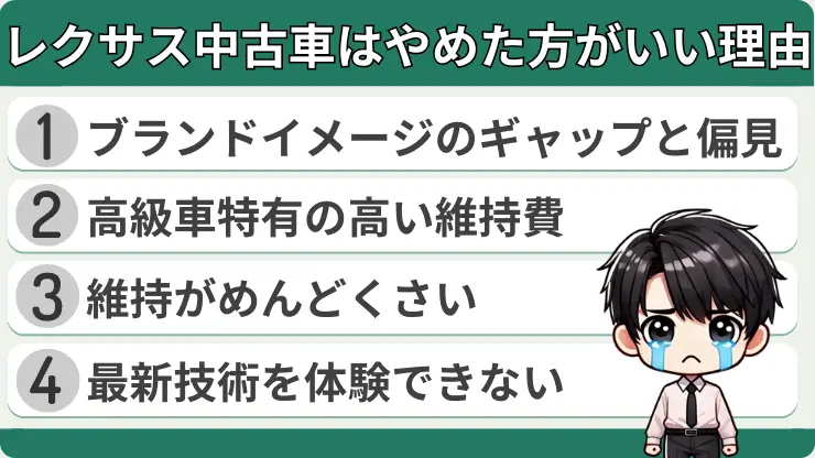 レクサス中古車　やめた方がいい　理由