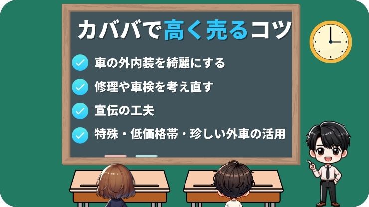 カババ　高く売るコツ