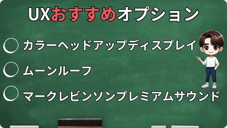 レクサスUX　おすすめ　オプション