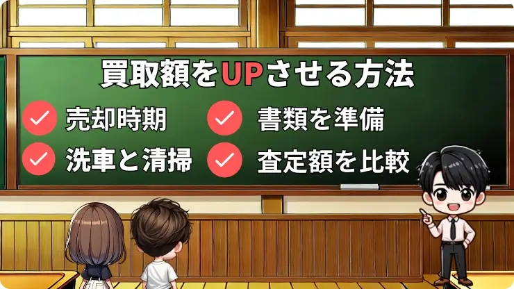 車買取額　アップさせる方法