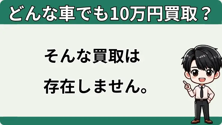 どんな車でも10万円買取　　本当