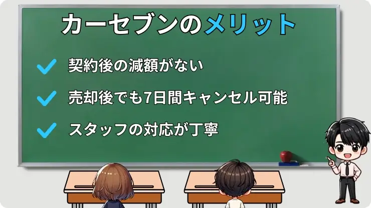 カーセブン メリット