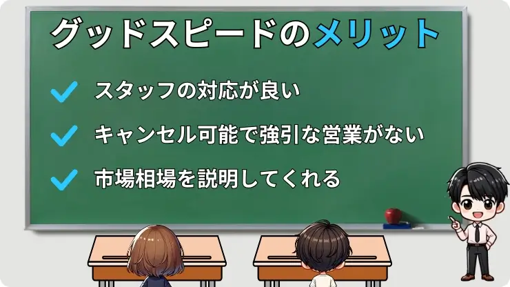 グッドスピードのメリット