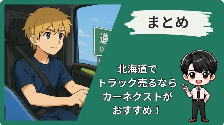 トラック買取おすすめ北海道のまとめ